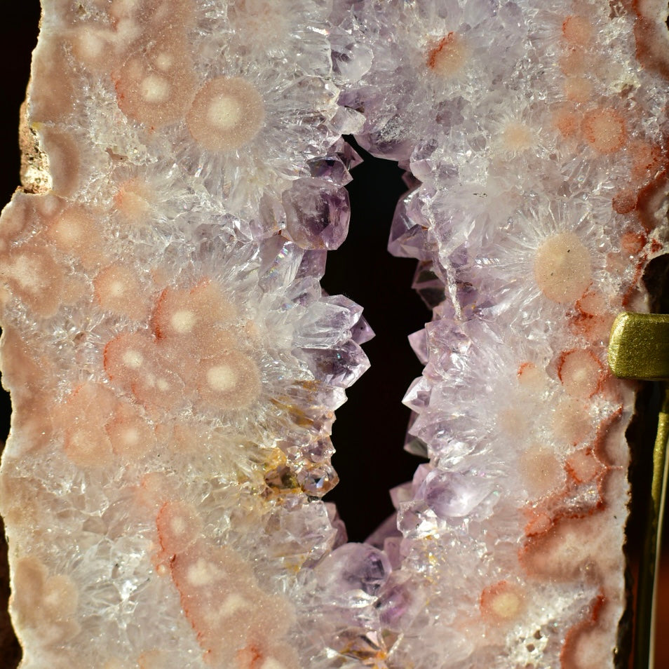 Statement Pink Amethyst x Amethyst Slab Pair