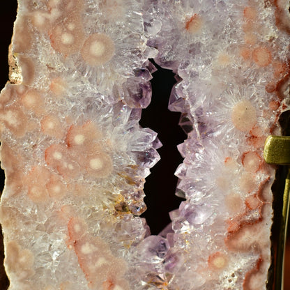 Statement Pink Amethyst x Amethyst Slab Pair