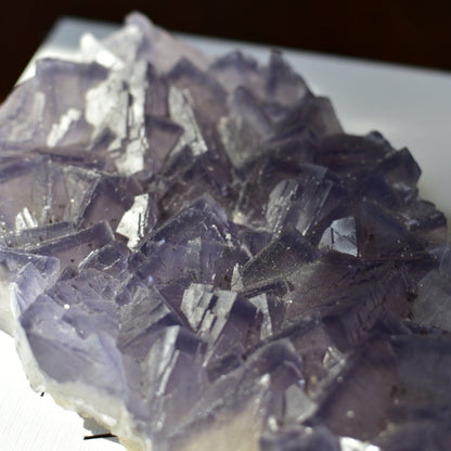 Purple Cubic Fluorite Cluster