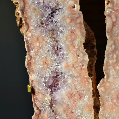 Statement Pink Amethyst x Amethyst Slab Pair