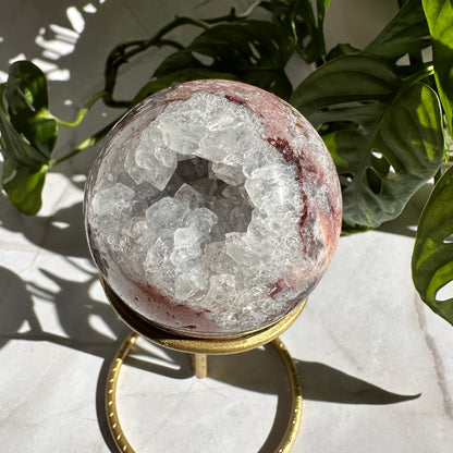 Pink Amethyst Sphere with Stand