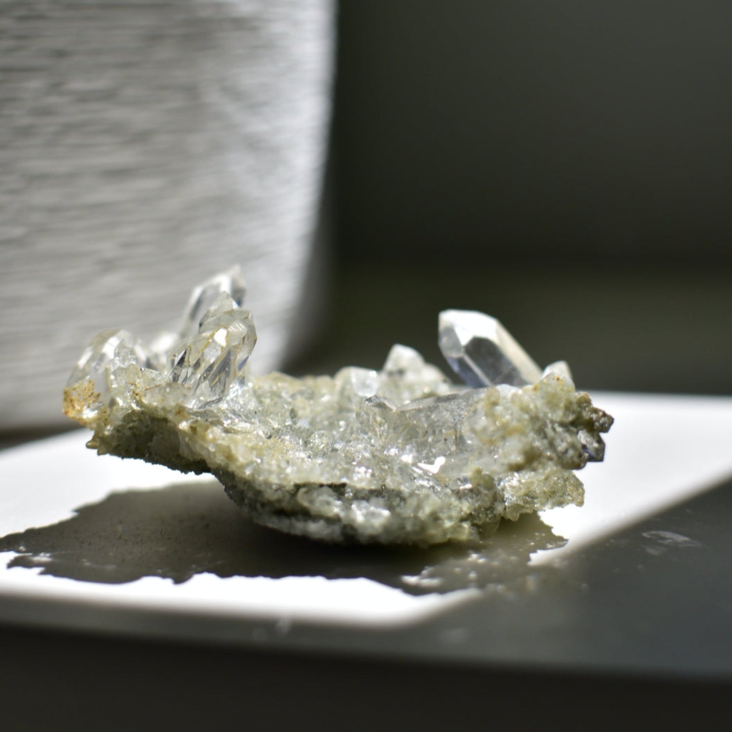 Himalayan Quartz Cluster with Chlorite & Anatase