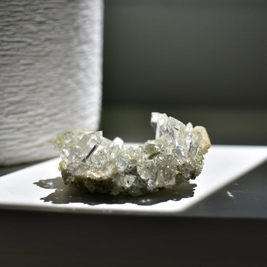 Himalayan Quartz Cluster with Chlorite & Anatase