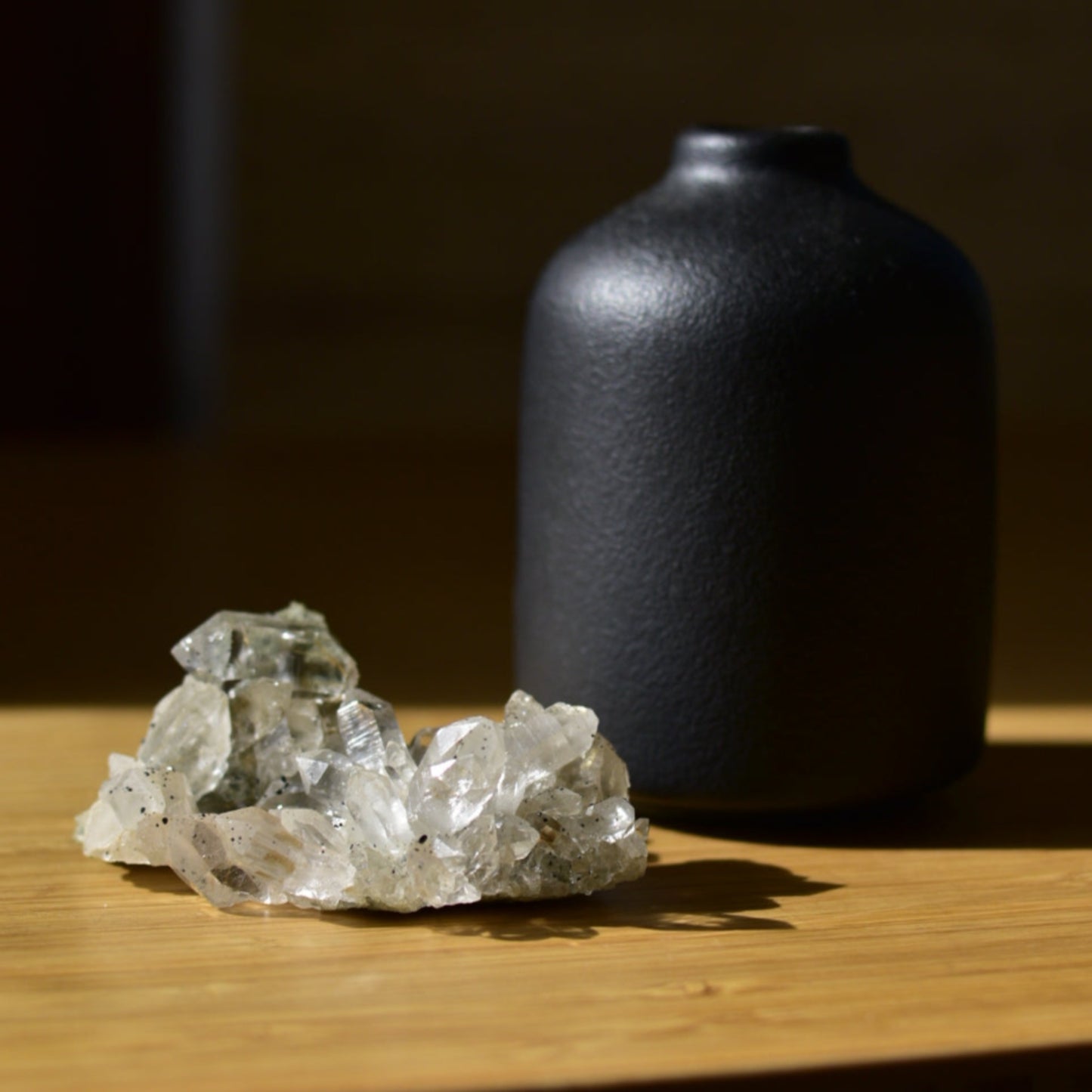 Himalayan Quartz Cluster with Chlorite, Anatase & Rutile