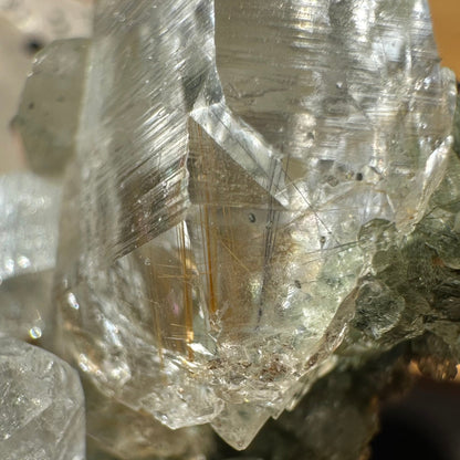 Himalayan Quartz Cluster with Chlorite, Anatase & Rutile