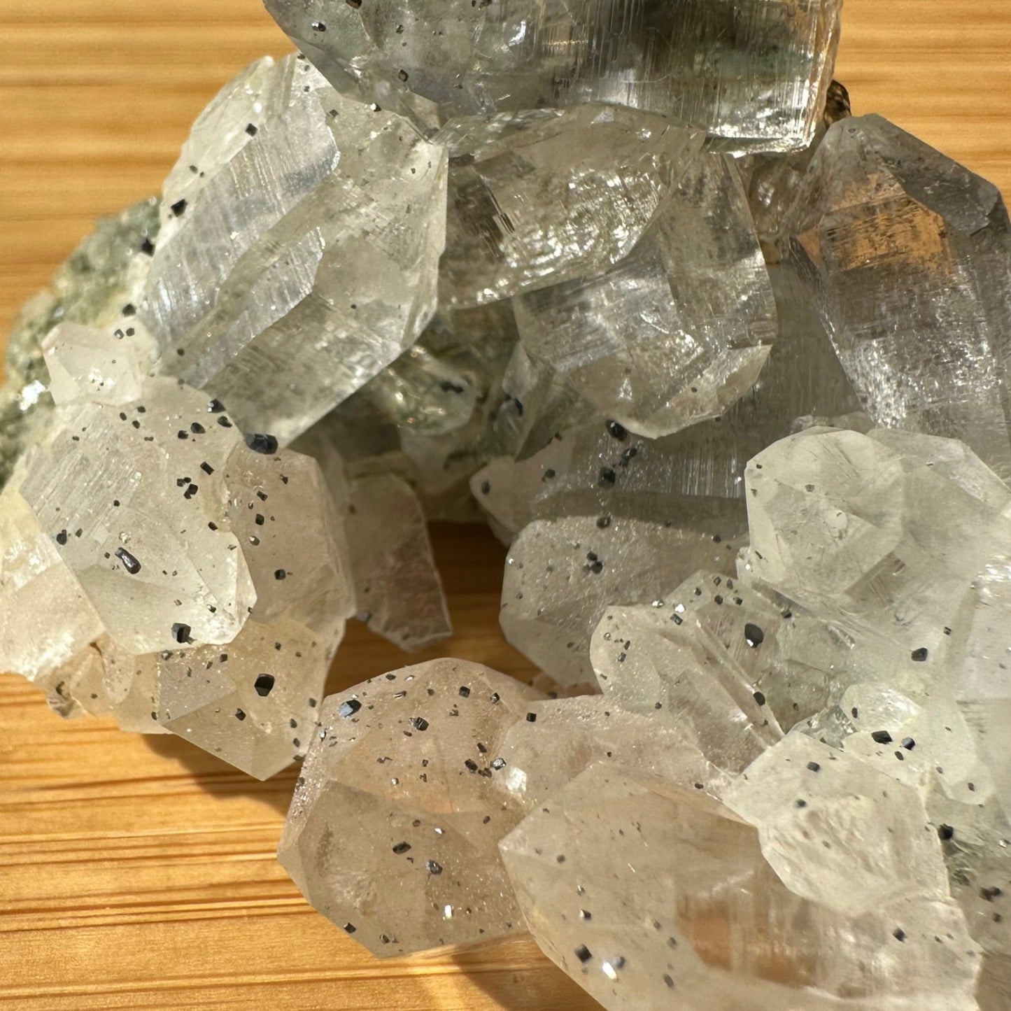 Himalayan Quartz Cluster with Chlorite, Anatase & Rutile