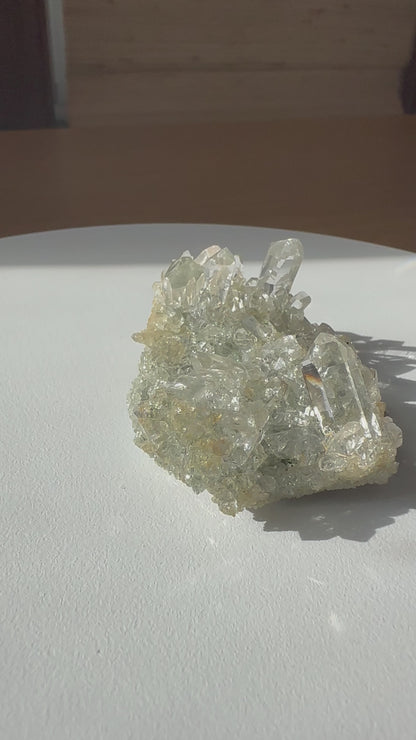 Himalayan Quartz Cluster with Chlorite & Anatase