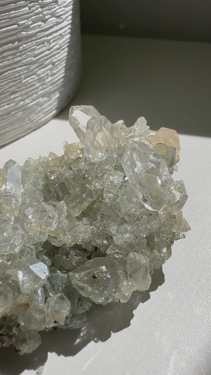 Himalayan Quartz Cluster with Chlorite & Anatase